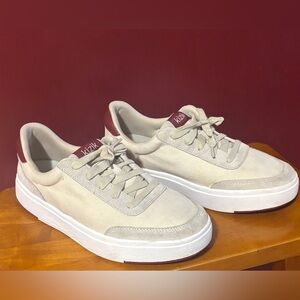 Kizik Hands Free Slip On Sneaker Unisex Crème Brûlée Women 10 Wide/ Men 8.5 Wide